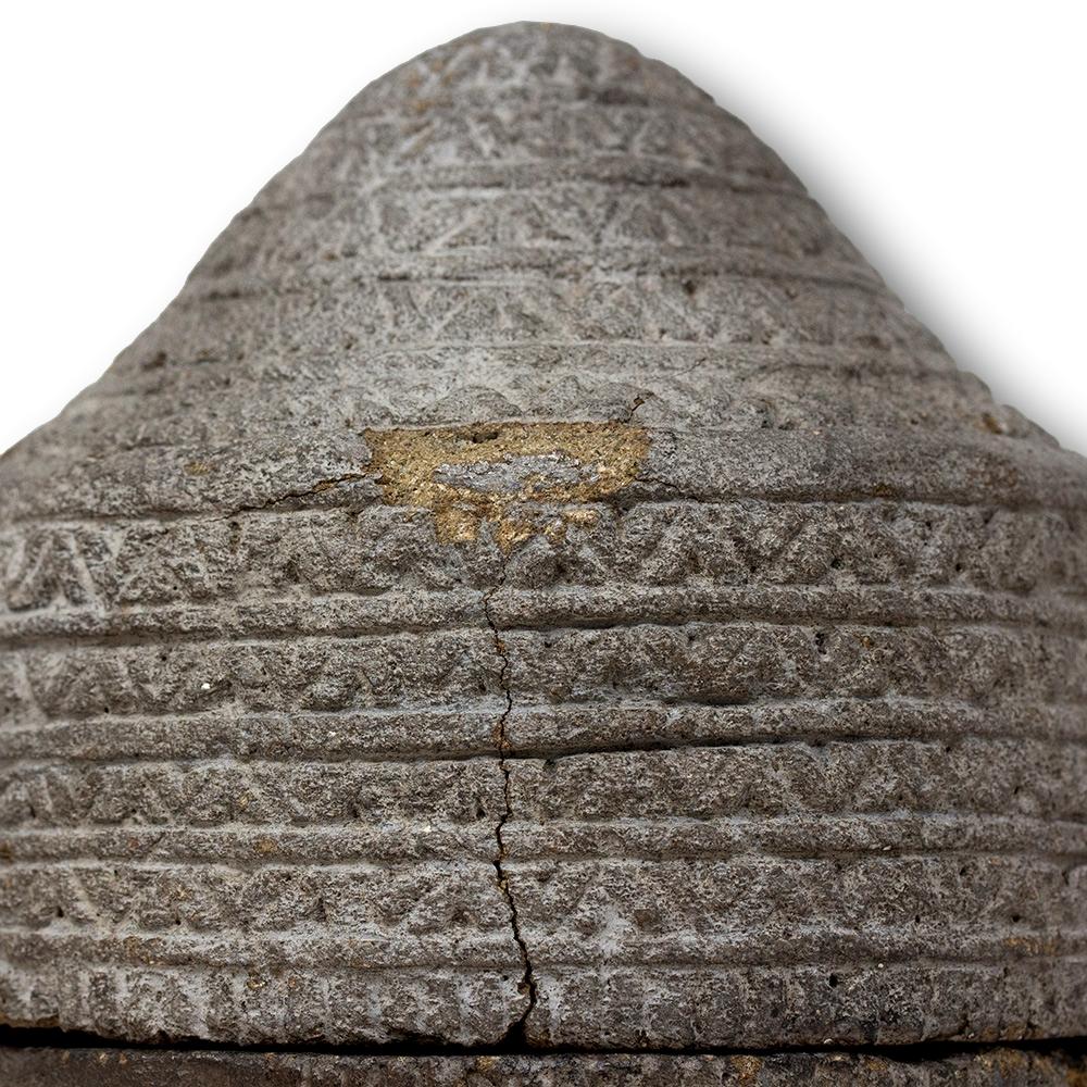 South East Asian Grey Stone Head For Sale 7