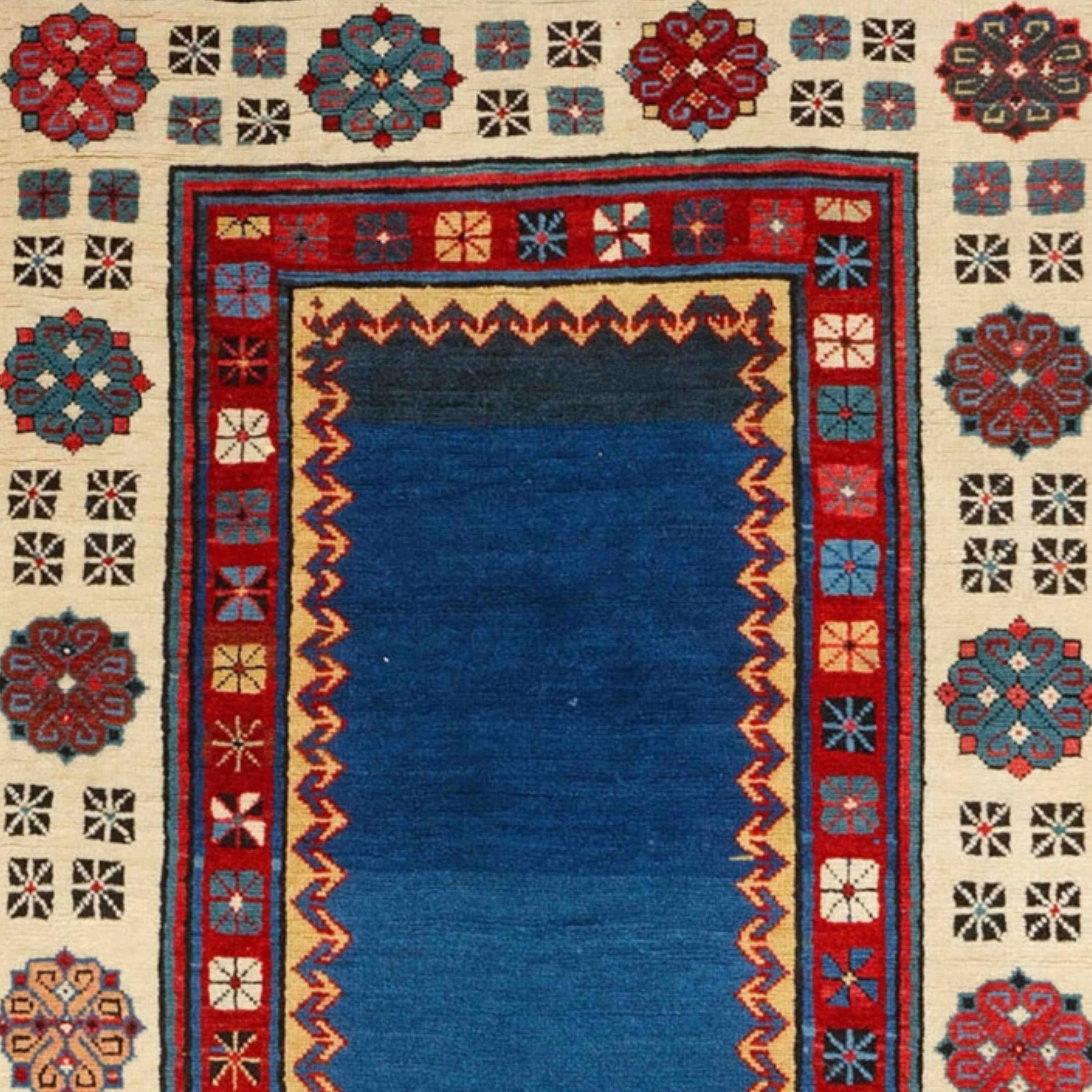 19th Century South East Caucasus, Moghan region Talish Rug, Antique Rug, Caucasus Rug For Sale