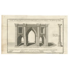 South Gate of Antinoë – Architectural Engraving, Upper Egypt, c.1790