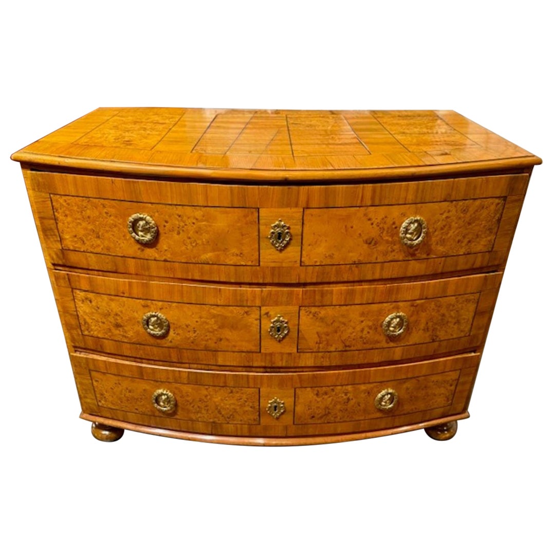 South German Bow-Front Commode
