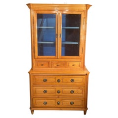 South German Louis XVI Buffet with Display Cabinet, 1780-1800