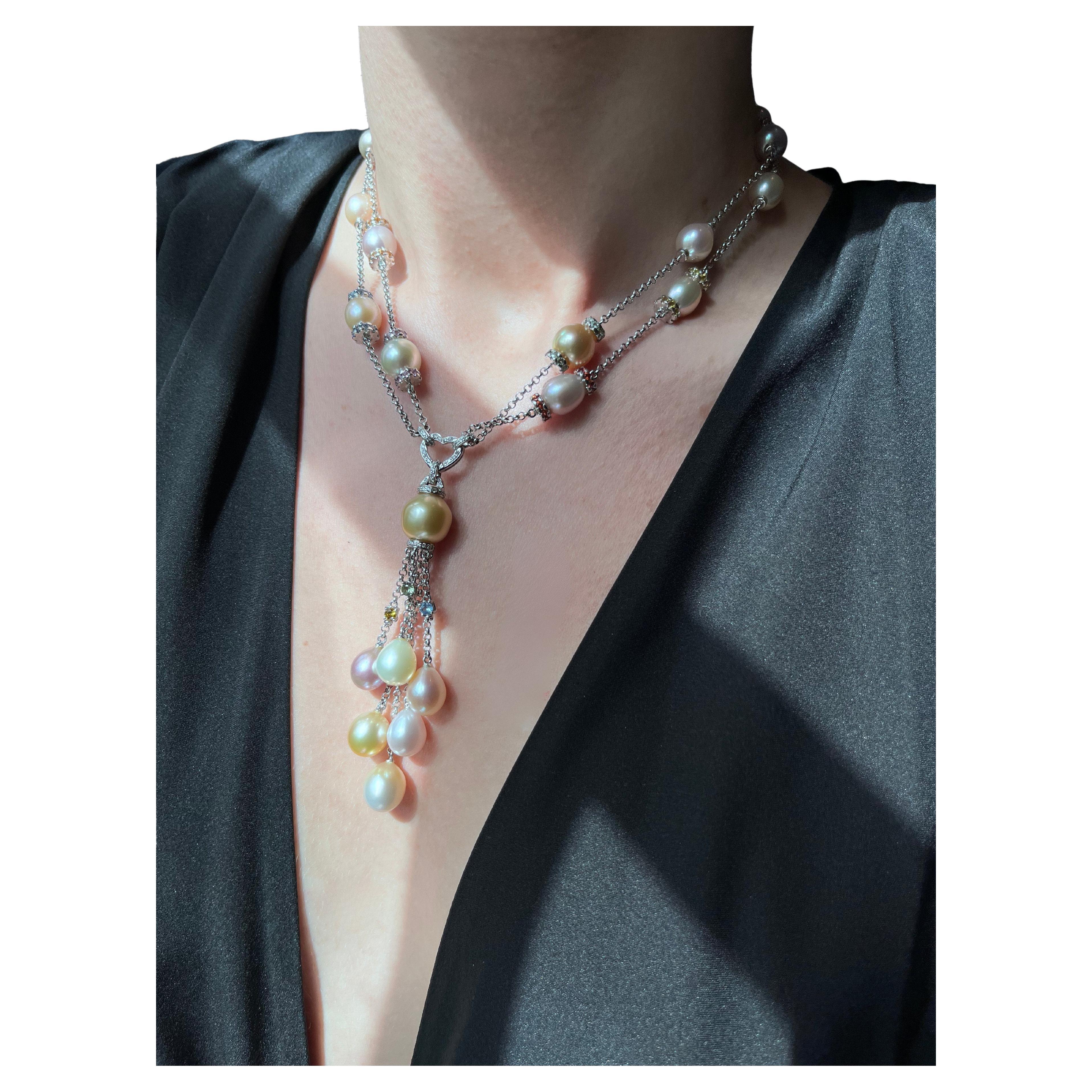 South Sea and Freshwater Pearl Necklace