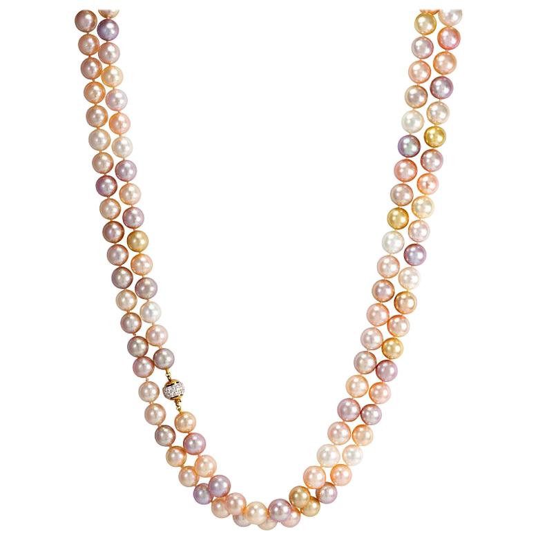 Beautiful Colored Baroque South Sea Pearls at 1stDibs