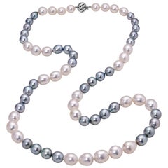 BELPEARL South Sea and Tahitian Pearl Necklace