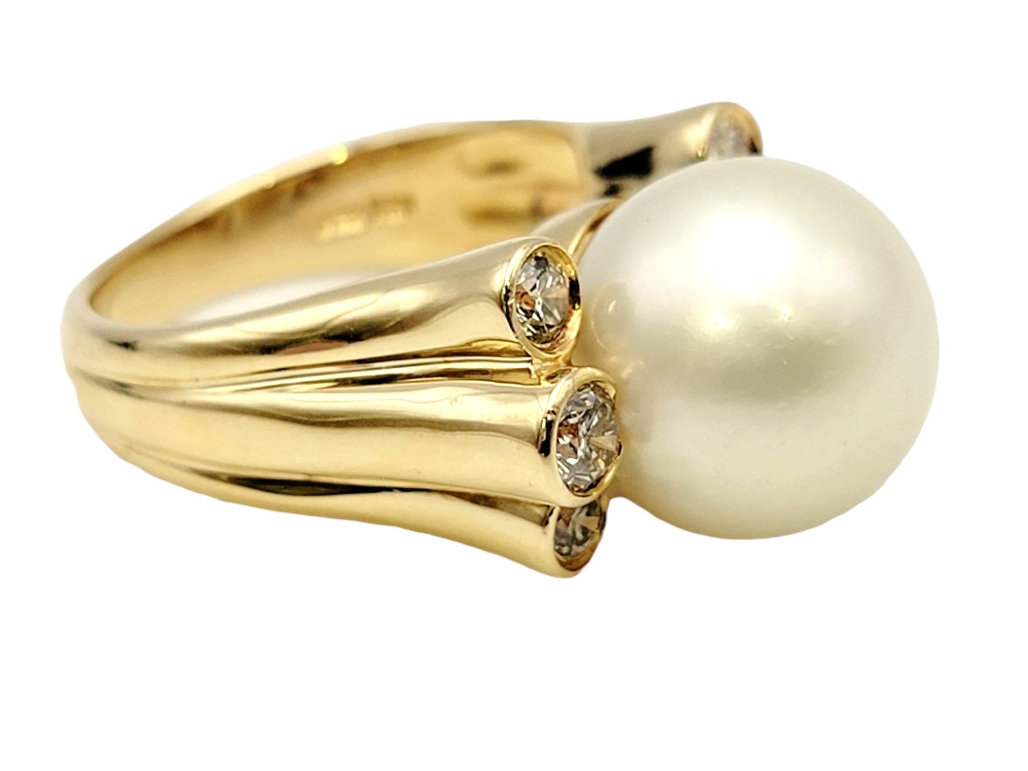 statement pearl ring