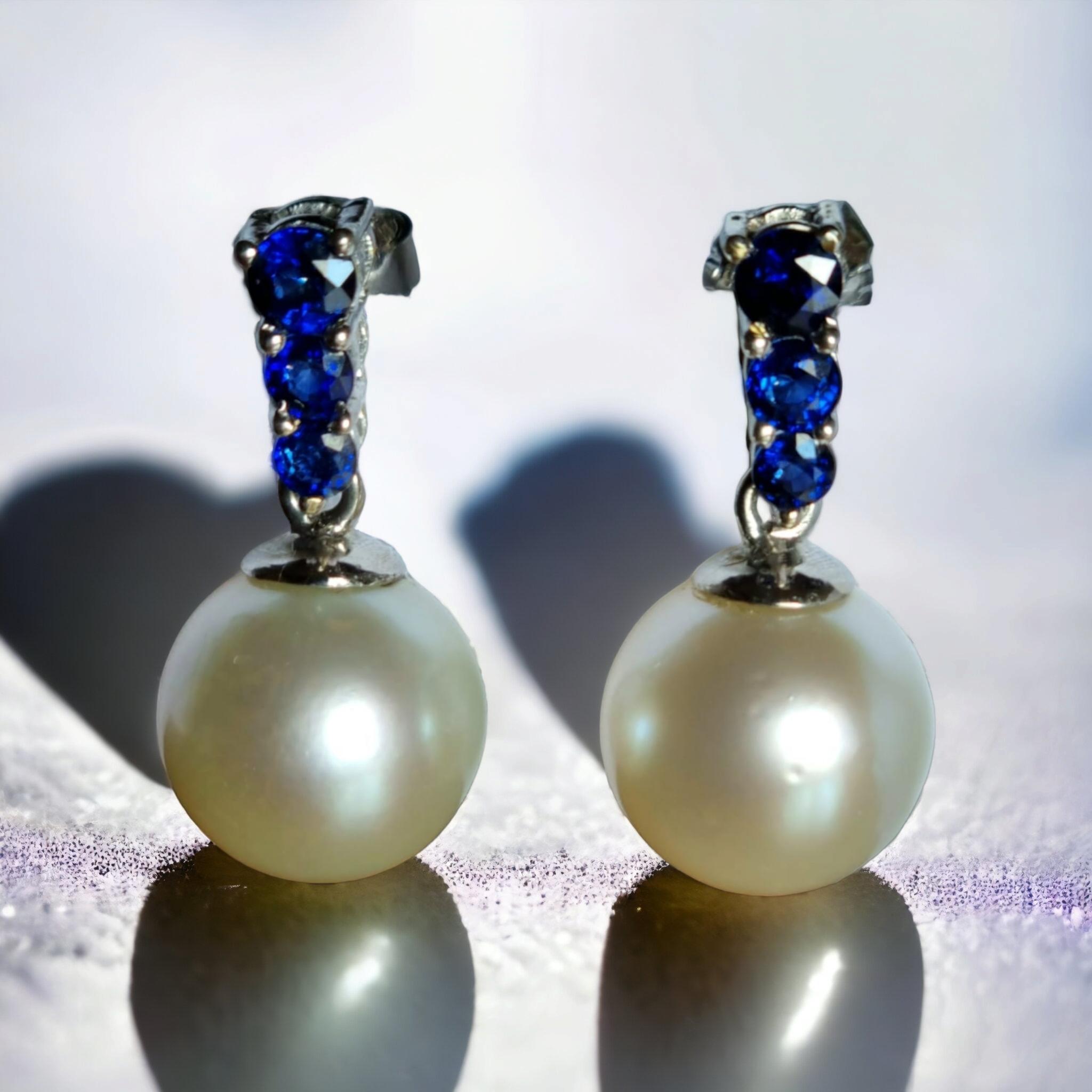 south sea cultured pearl stud earrings