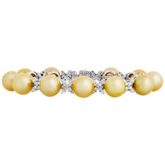 South Sea Golden Pearl Bracelet