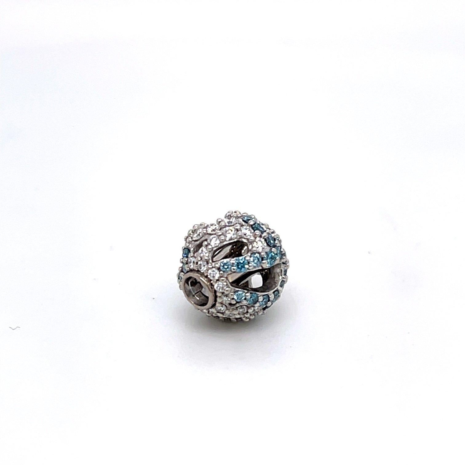 Bead South Sea Multi Black Pearl Necklace with an Blue and White Diamond Clasp