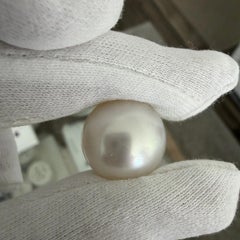 South Sea Pearl 17.6mm Loose Pearl Superior Grade Phoenix GUILD Certified