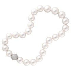 South Sea Pearl and Diamond Necklace
