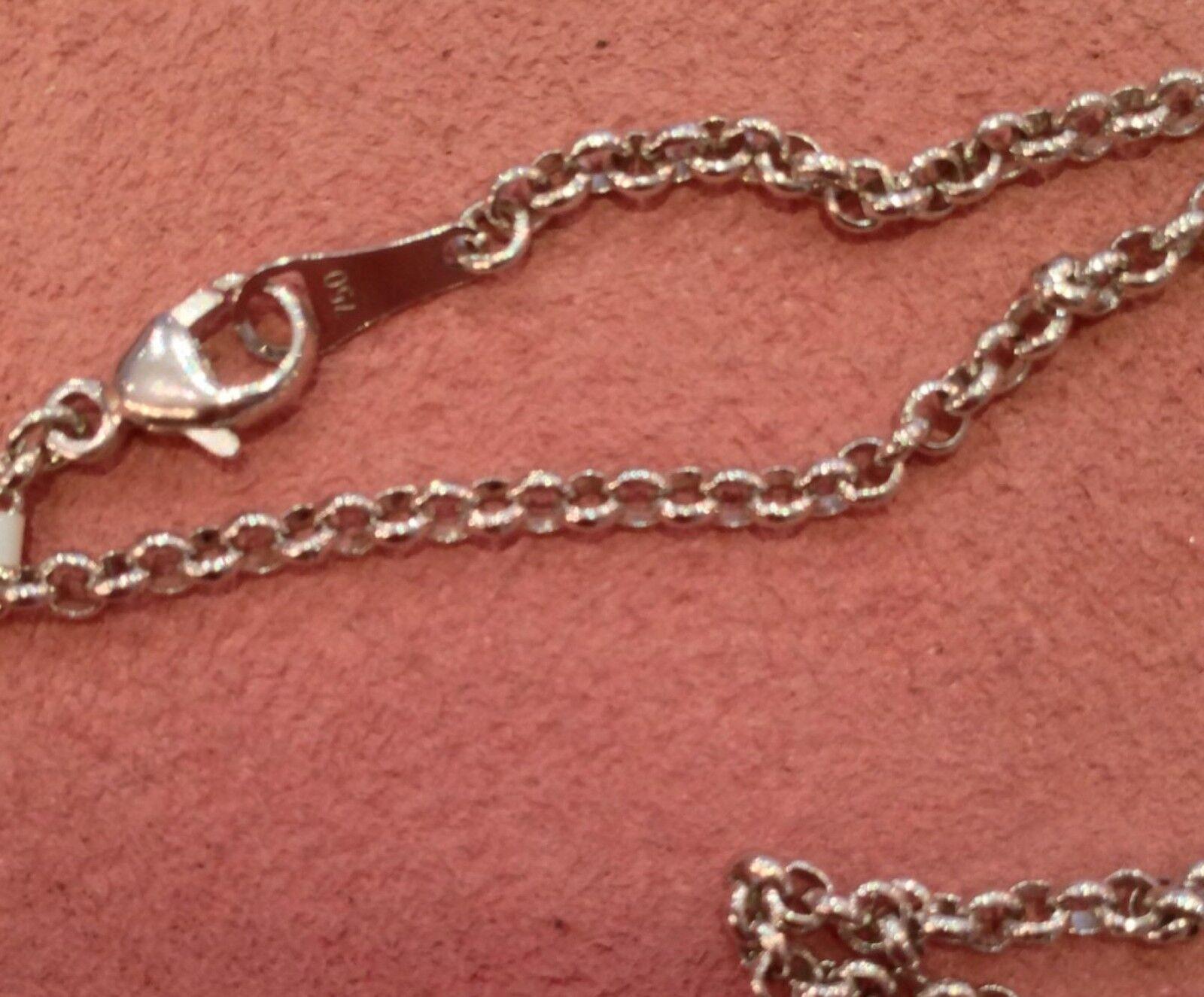Collier de perles des mers du Sud et de diamants en or blanc 18 carats en vente 1