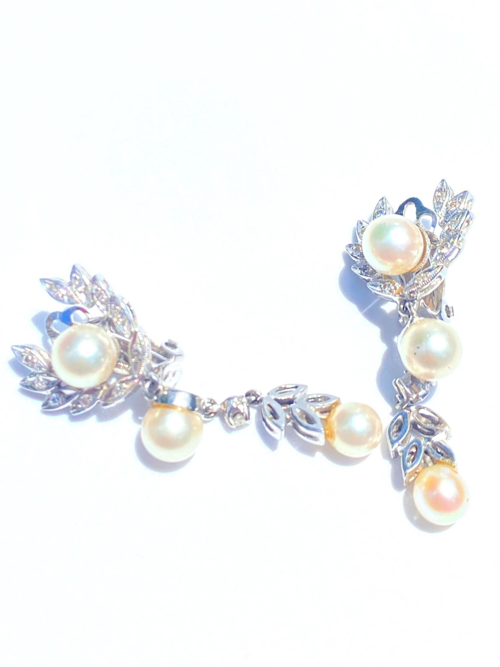 Women's or Men's South Sea Pearl and Round-Cut Diamond 14K Gold 