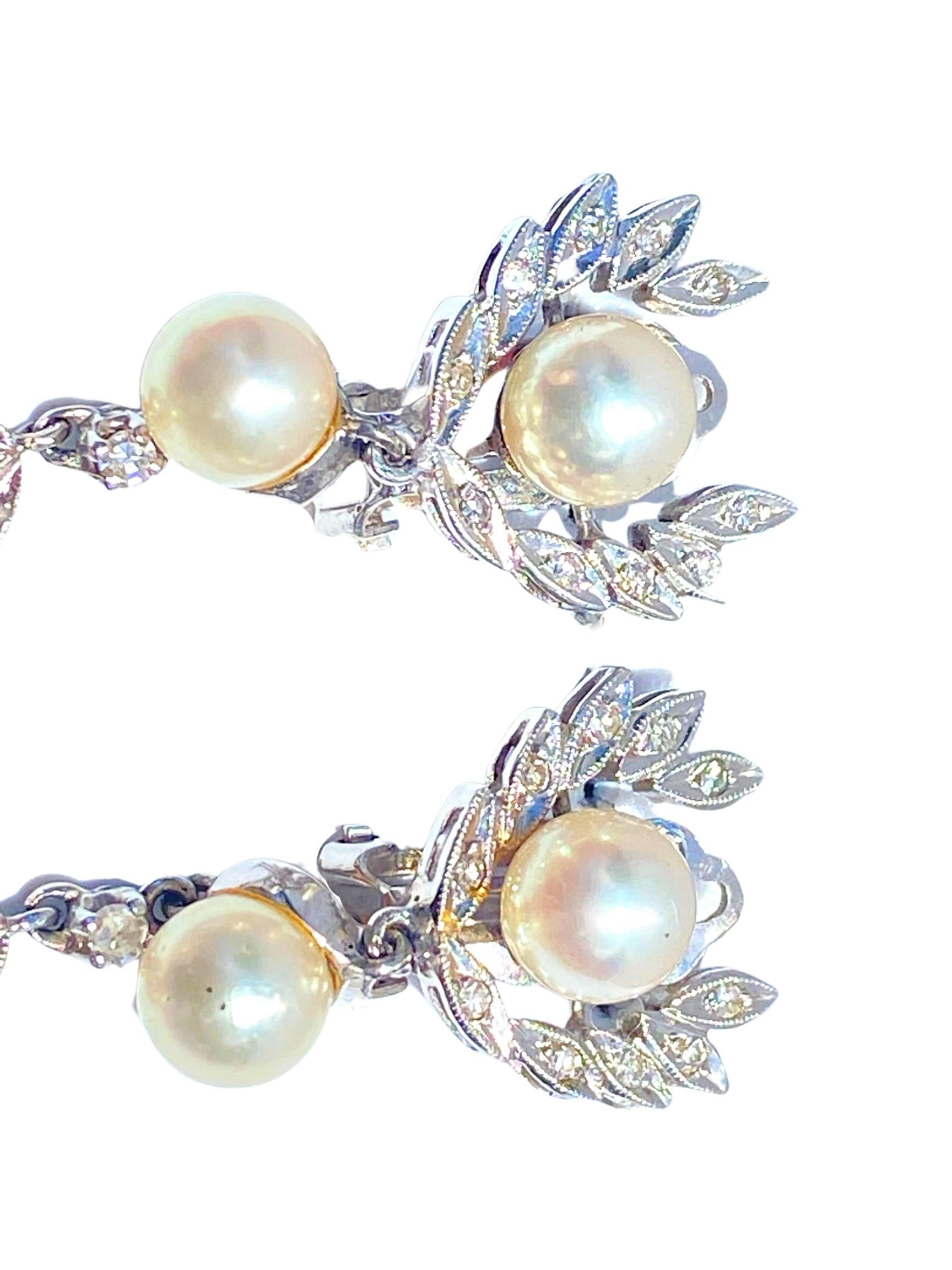 South Sea Pearl and Round-Cut Diamond 14K Gold 