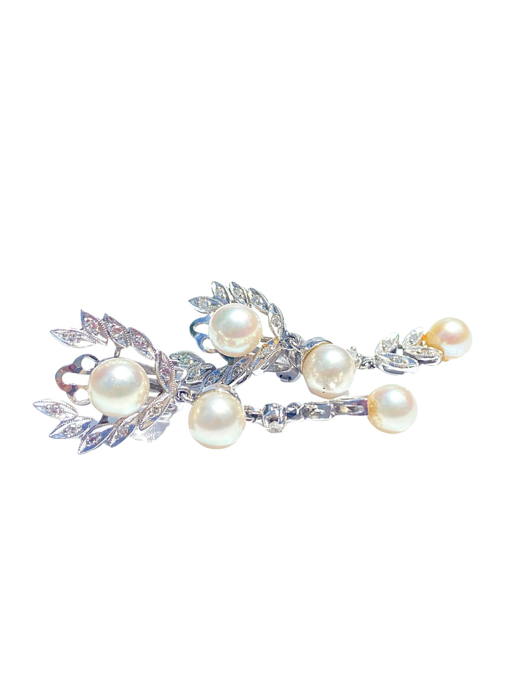 South Sea Pearl and Round-Cut Diamond 14K Gold 