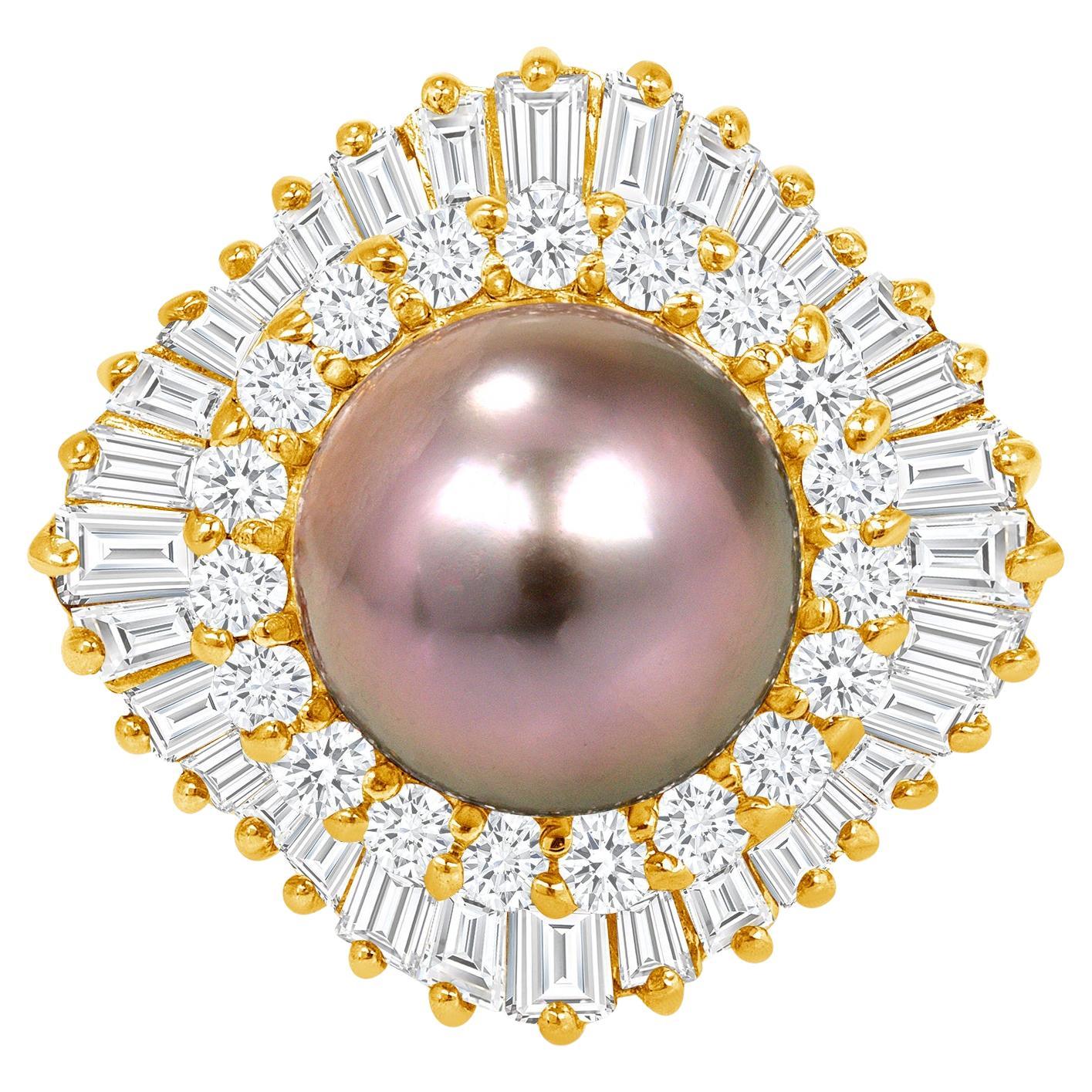 South Sea Pearl Ballerina Ring For Sale
