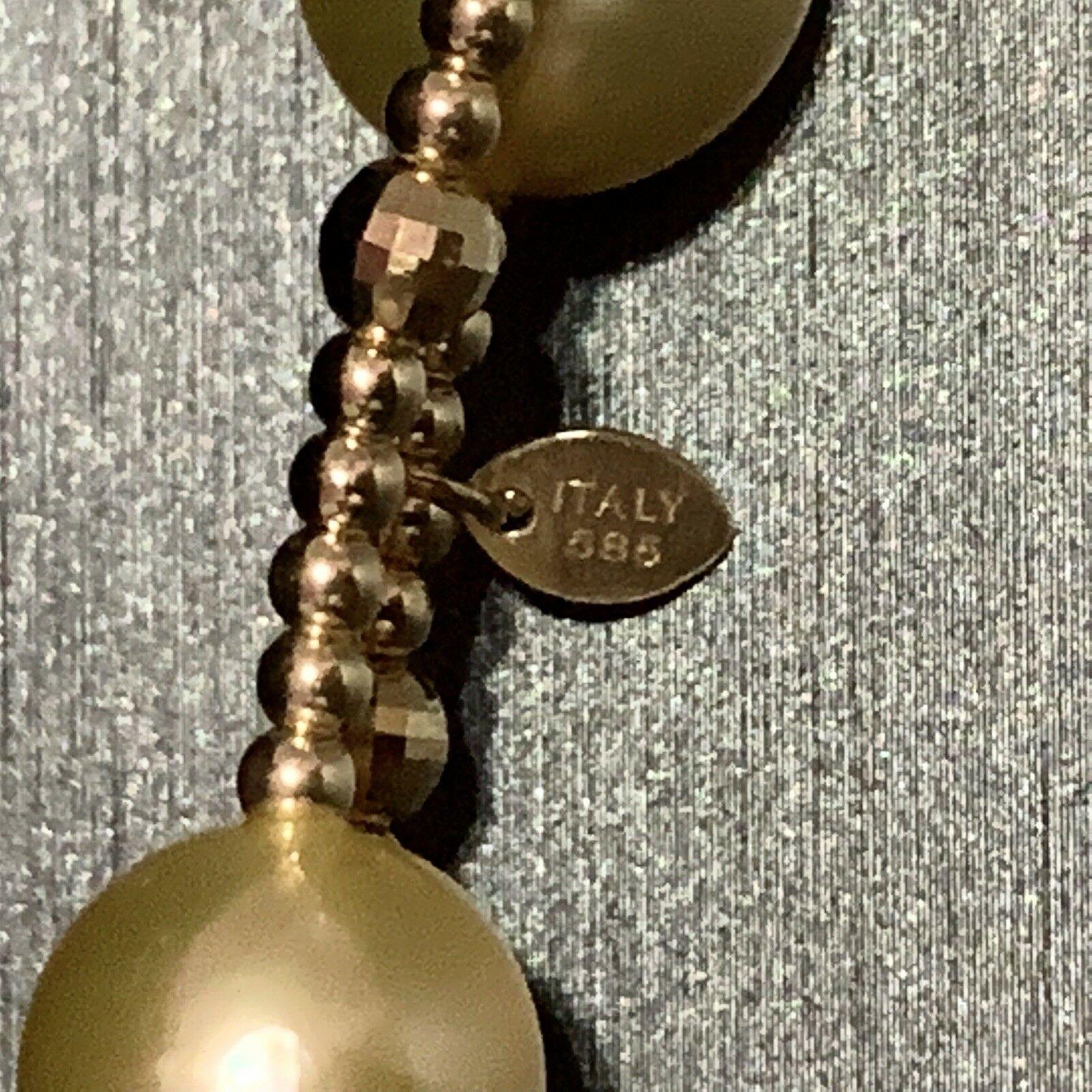 Feine Qualität Südsee Perle Choker Halskette 14k Gold 11,50 mm Italien zertifiziert $3,450 820422

Dies ist ein einzigartiges, maßgeschneidertes, glamouröses Schmuckstück!

IN ITALIEN GEFERTIGT

Nichts sagt mehr 