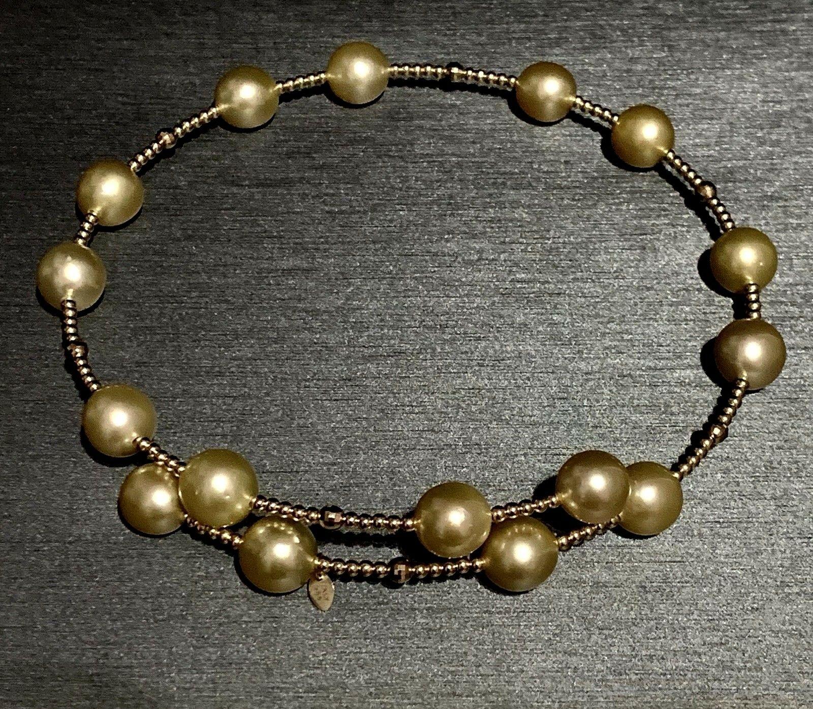 Women's South Sea Pearl Choker Necklace 14 Karat Gold Italy Certified For Sale