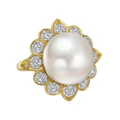 South Sea Pearl & Diamond Jewelry Suite