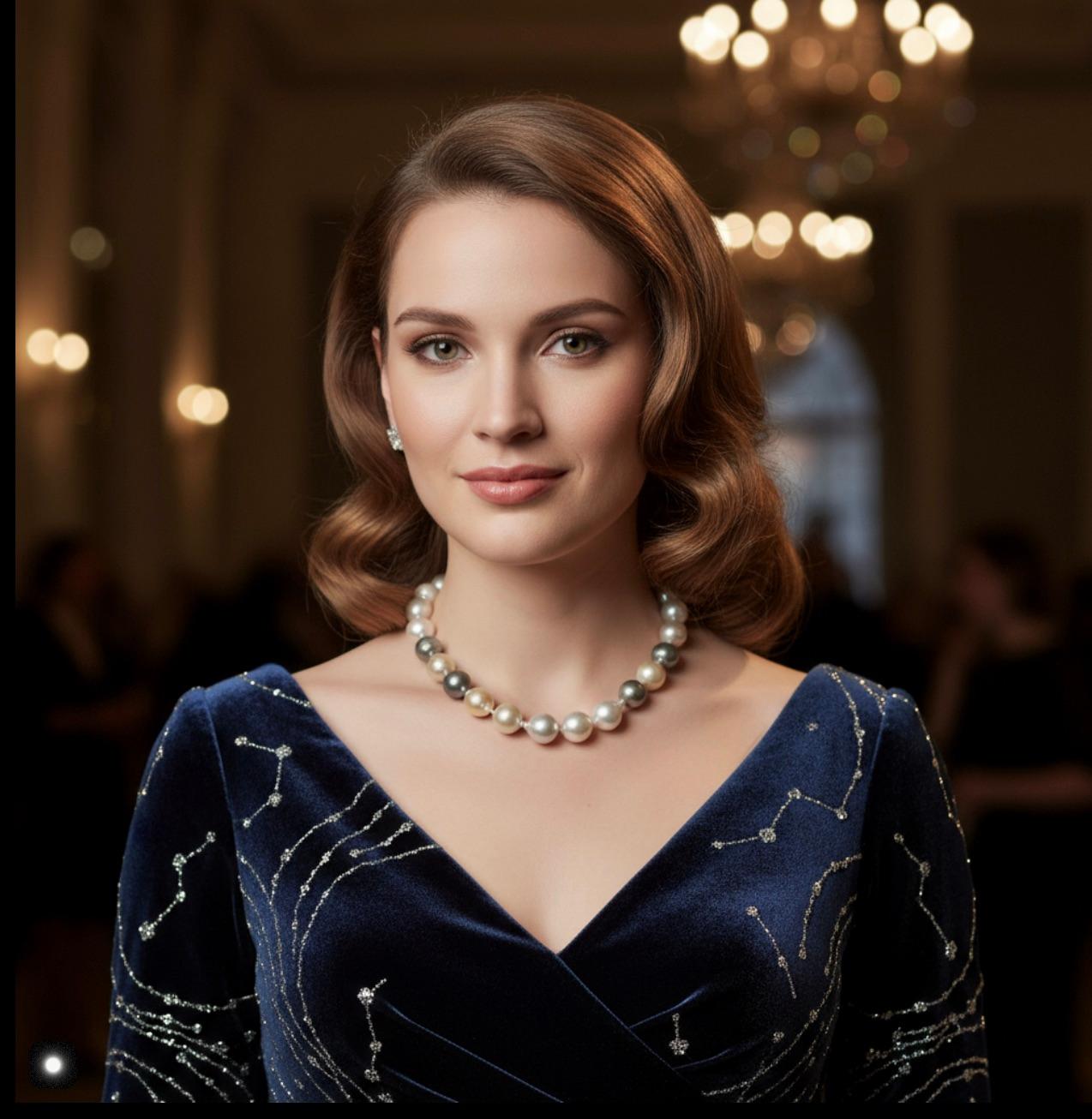 Barocco Collana barocca in oro con perle dei mari del sud da 20 pollici in vendita