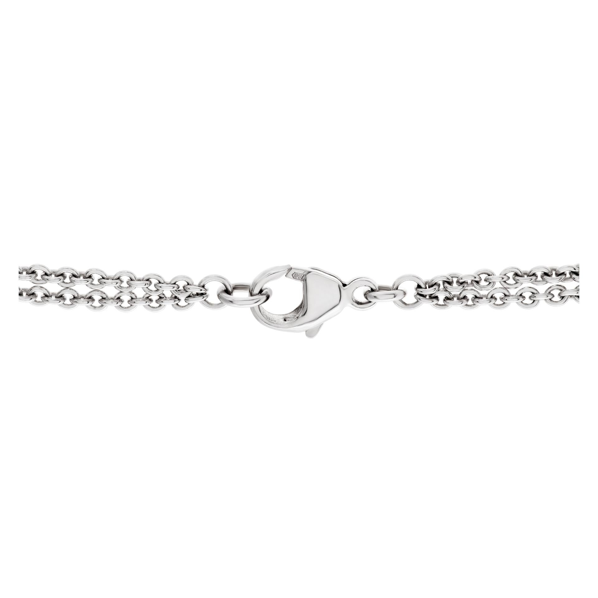 Women's South Sea Pearl Necklace on 18k White Gold Chain For Sale