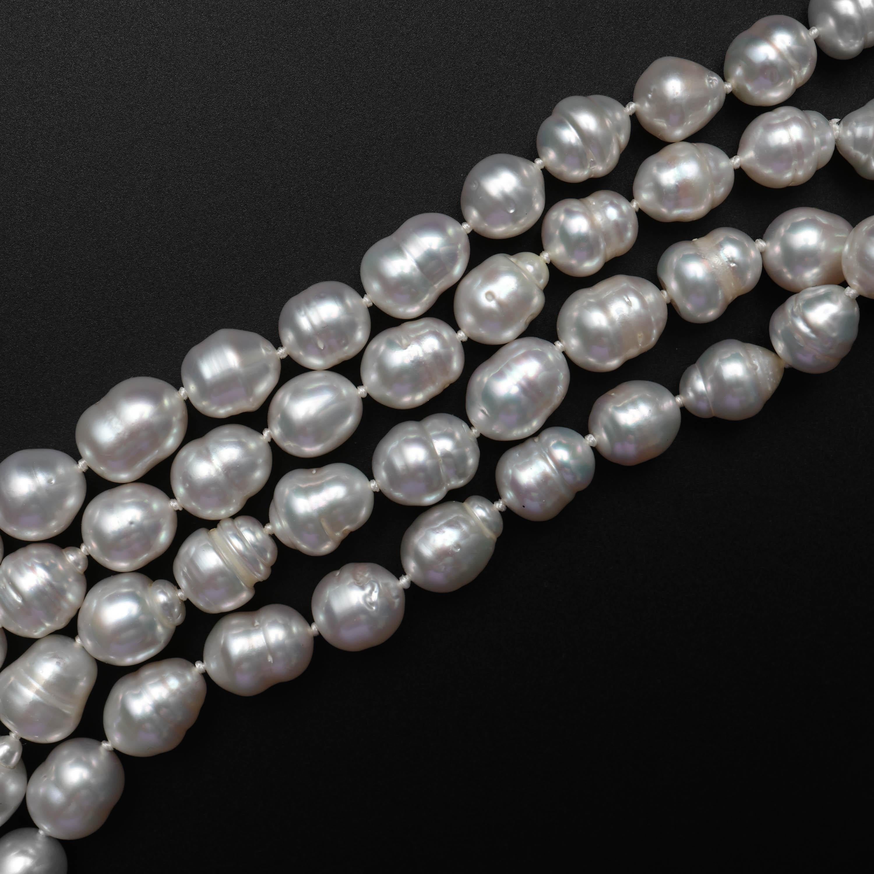 how to wear opera length pearls