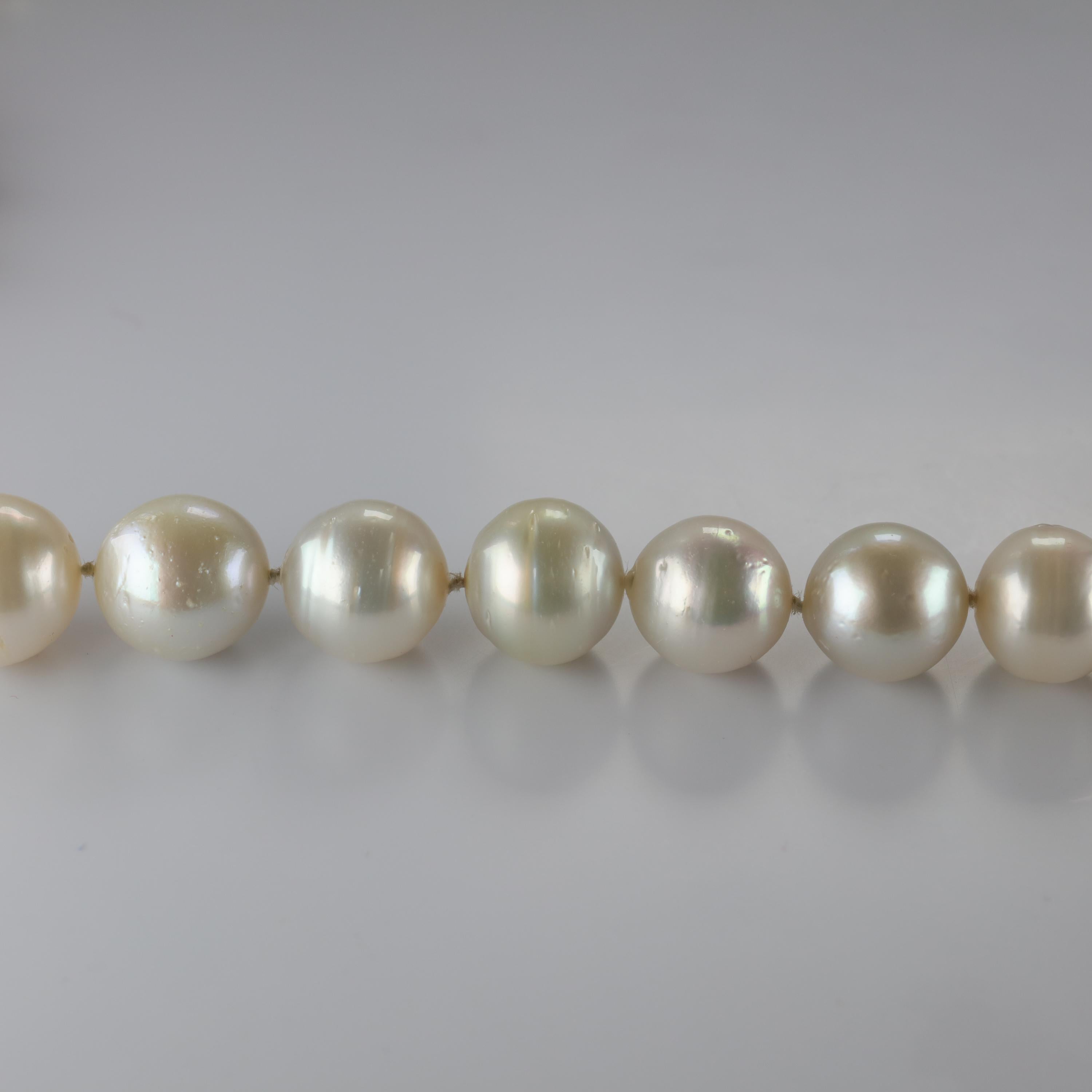 South Sea Pearl Necklace Princess Length Large Pearls 2