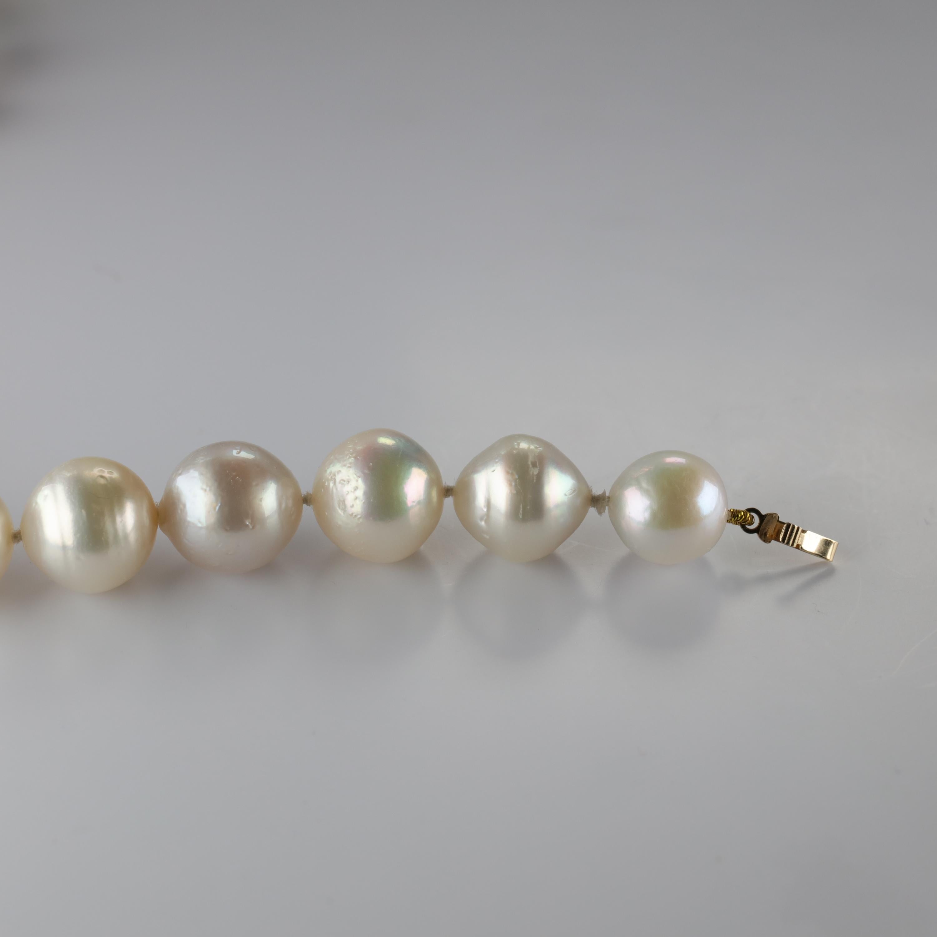 South Sea Pearl Necklace Princess Length Large Pearls 3