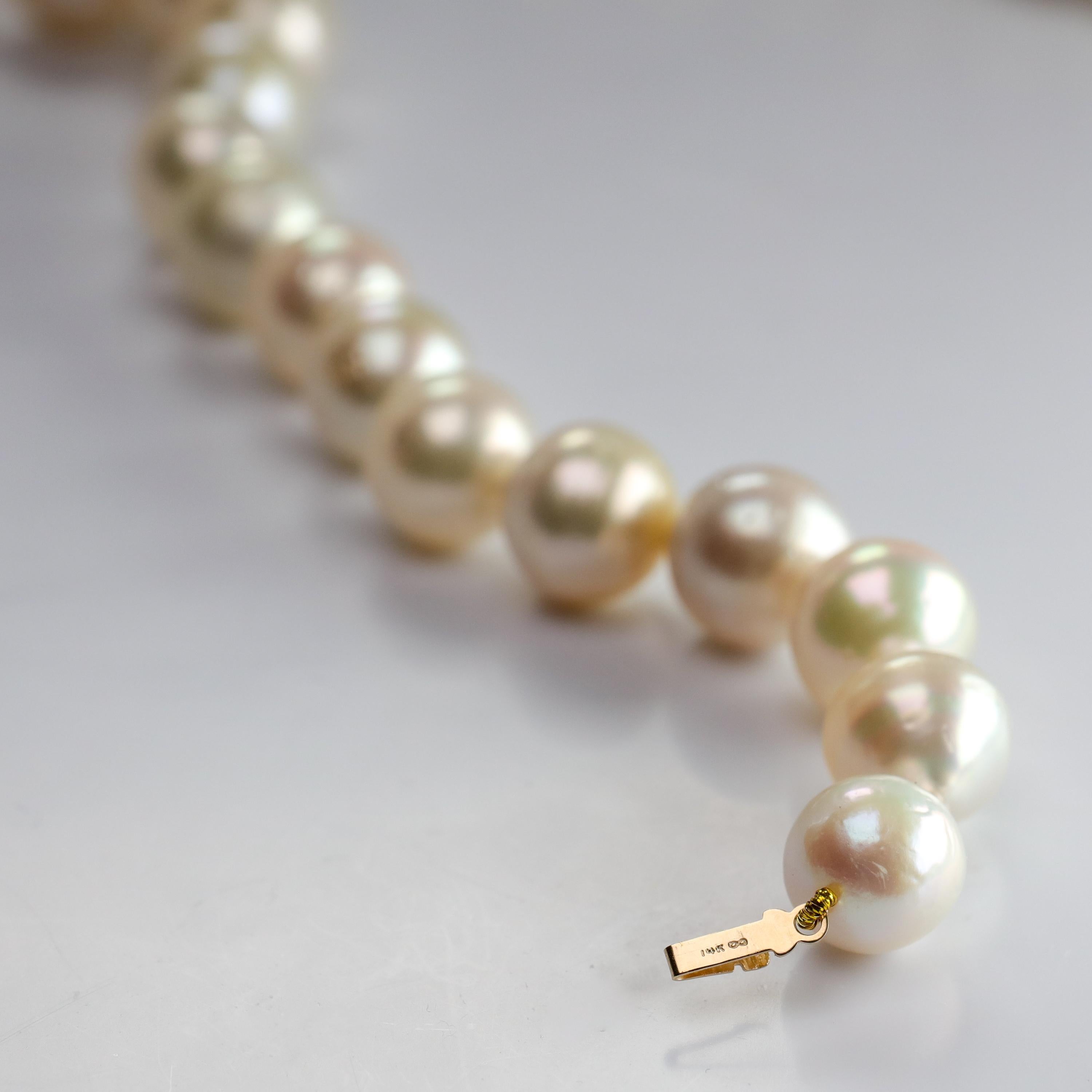 South Sea Pearl Necklace Princess Length Large Pearls 4