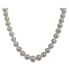 South Sea Pearl Necklace, Round, White Color