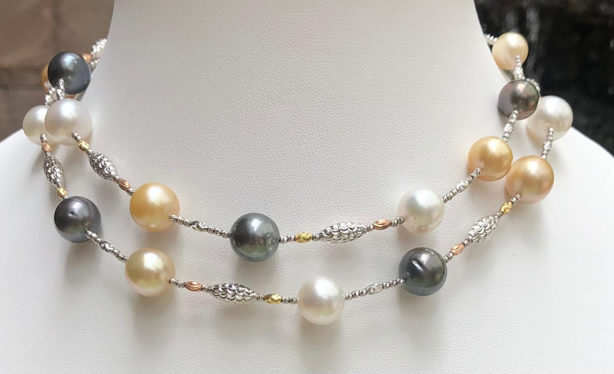pearl necklace with gaps
