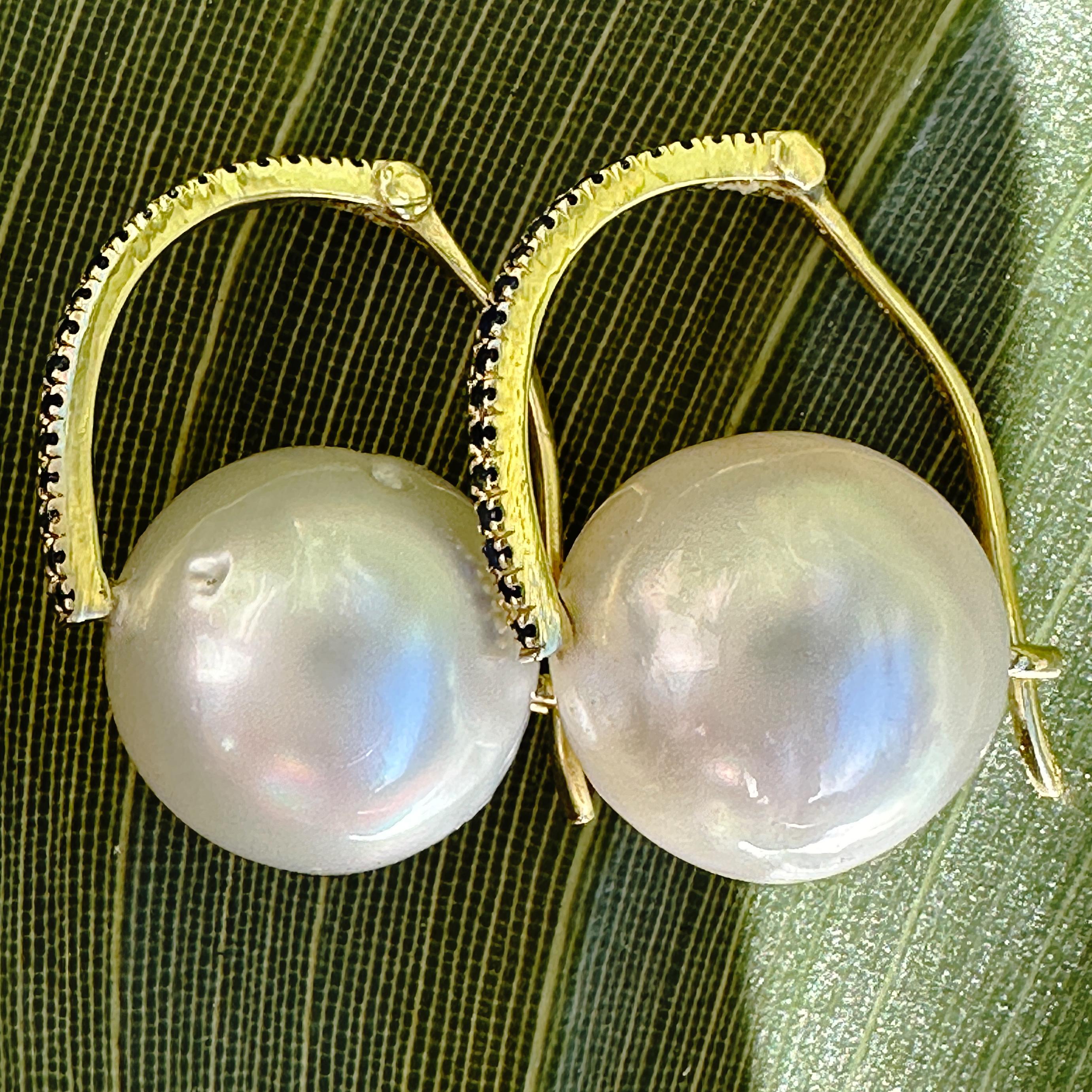 Südseeperle & Saphir 