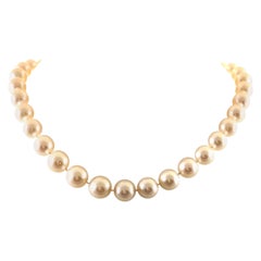 Collier à rang de perles des mers du Sud
