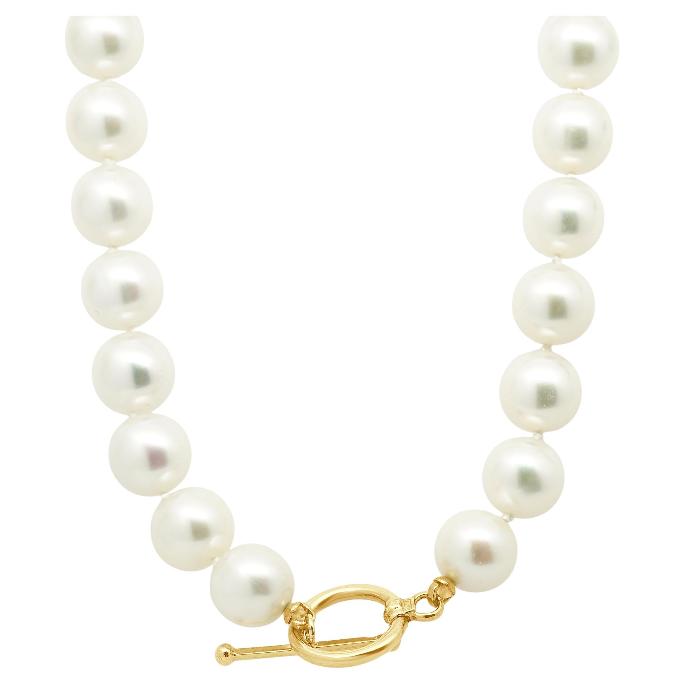 South Sea Pearl Strand with 14K Yellow Gold Closure