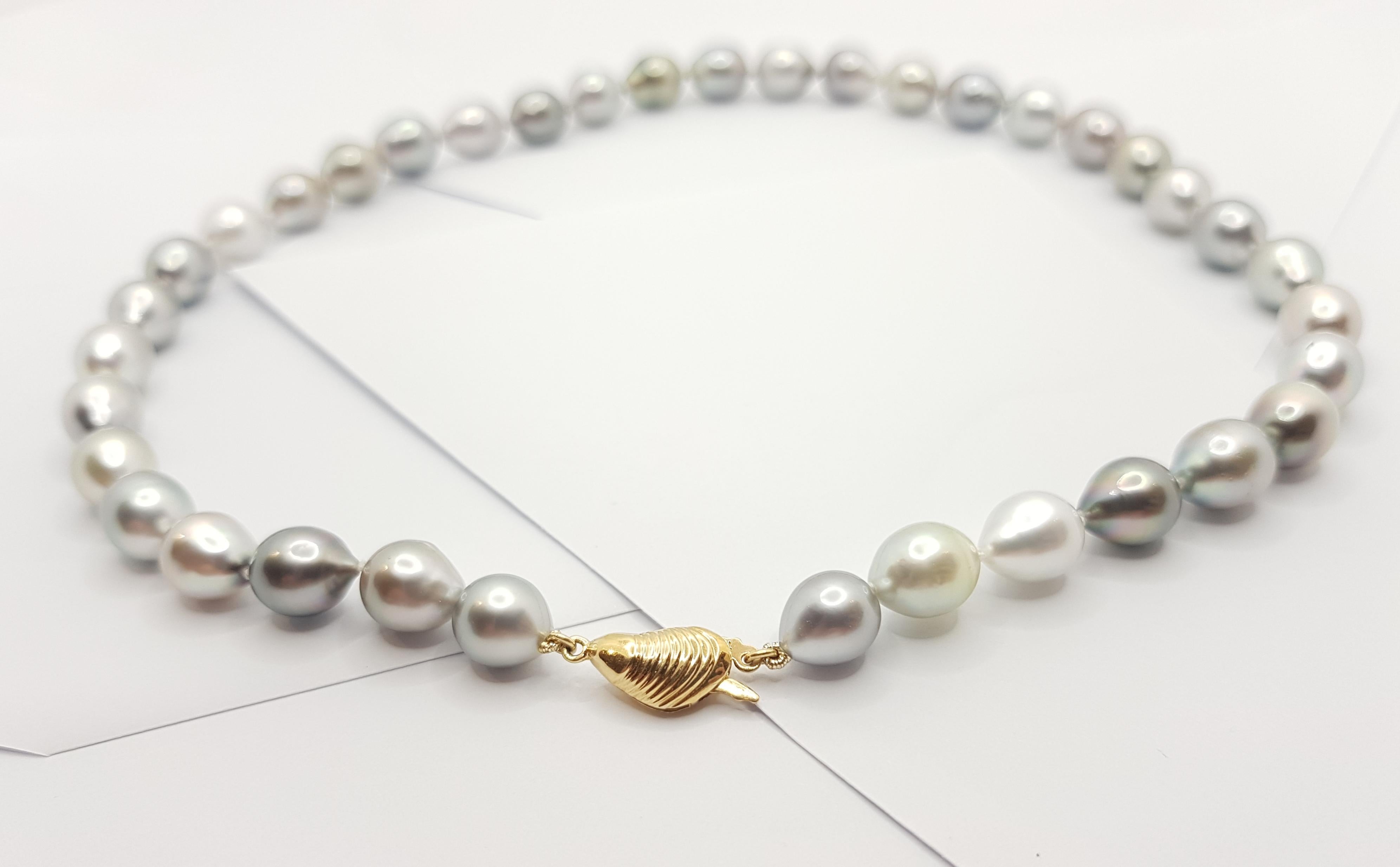 Women's South Sea Pearl with 18 Karat Gold Clasp For Sale