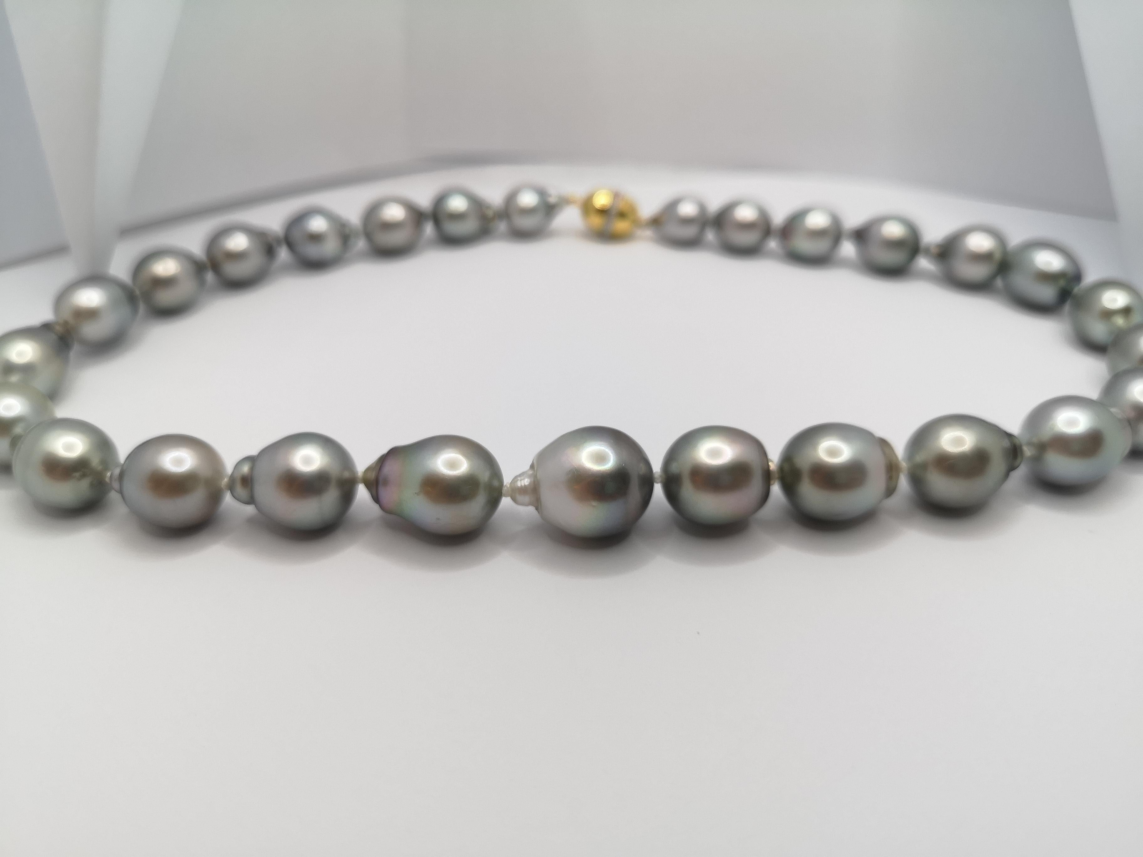 Contemporary South Sea Pearl with Diamond 18 Karat Gold Lock For Sale