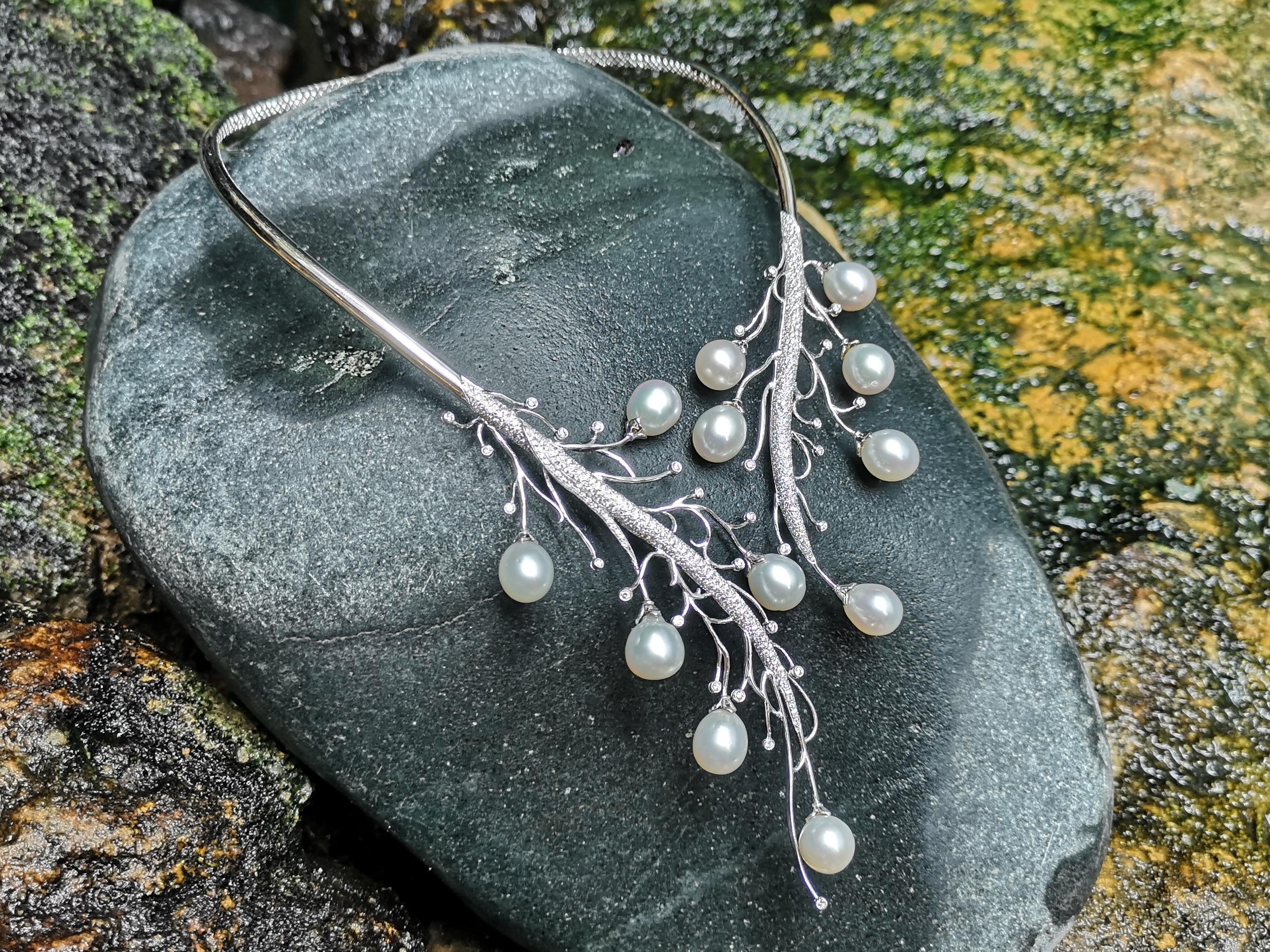 pearl necklace setting