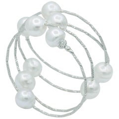 South Sea Pearl Wrap Around Flexible Bracelet