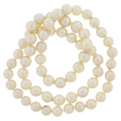 South Sea Saltwater Pearl Slip On GIA Graded 11.73-14.60mm Strand Necklace