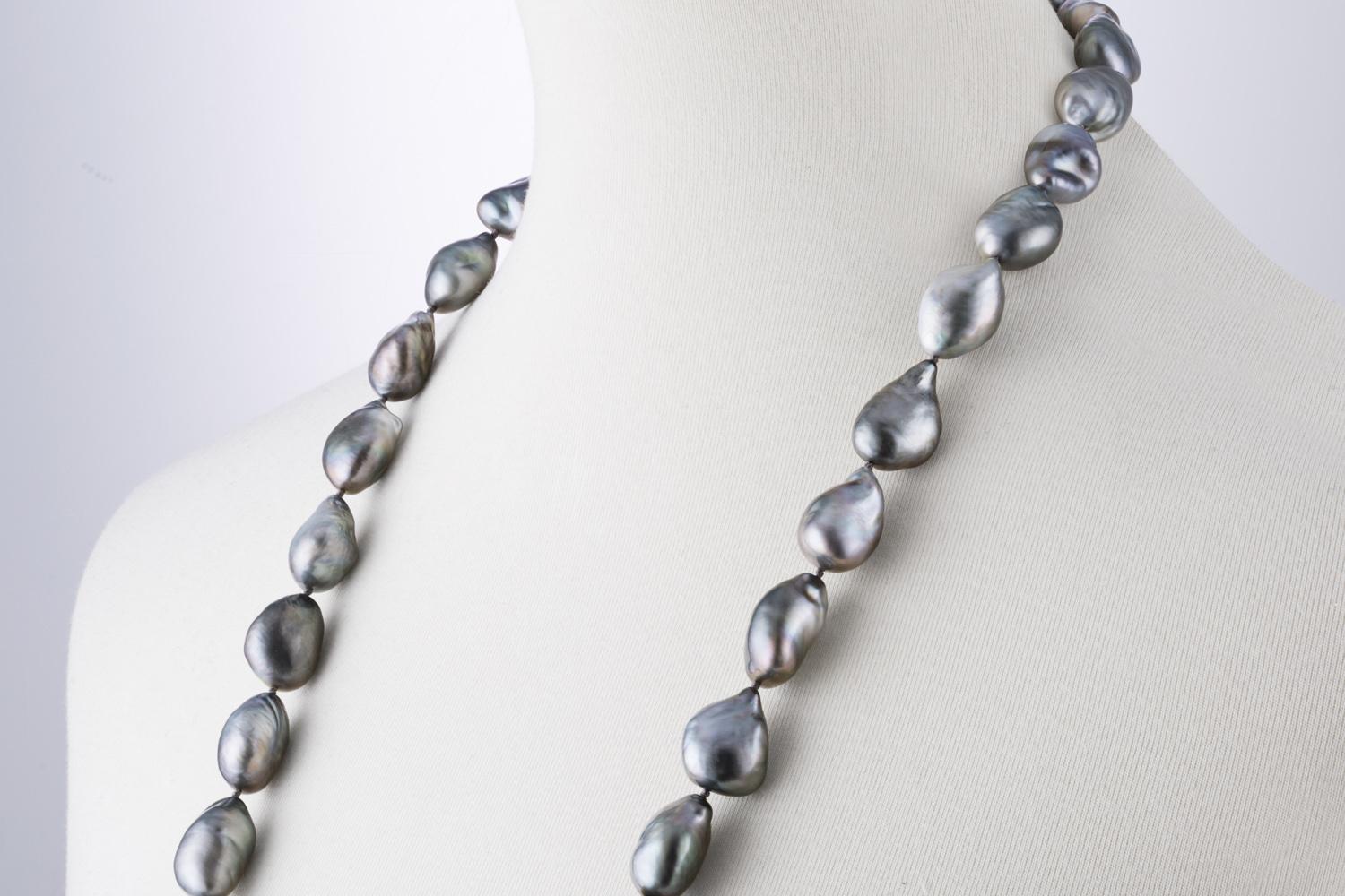 opera length pearl necklace