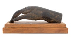 Southeast Asian Bronze Buddha Hand Sculpture