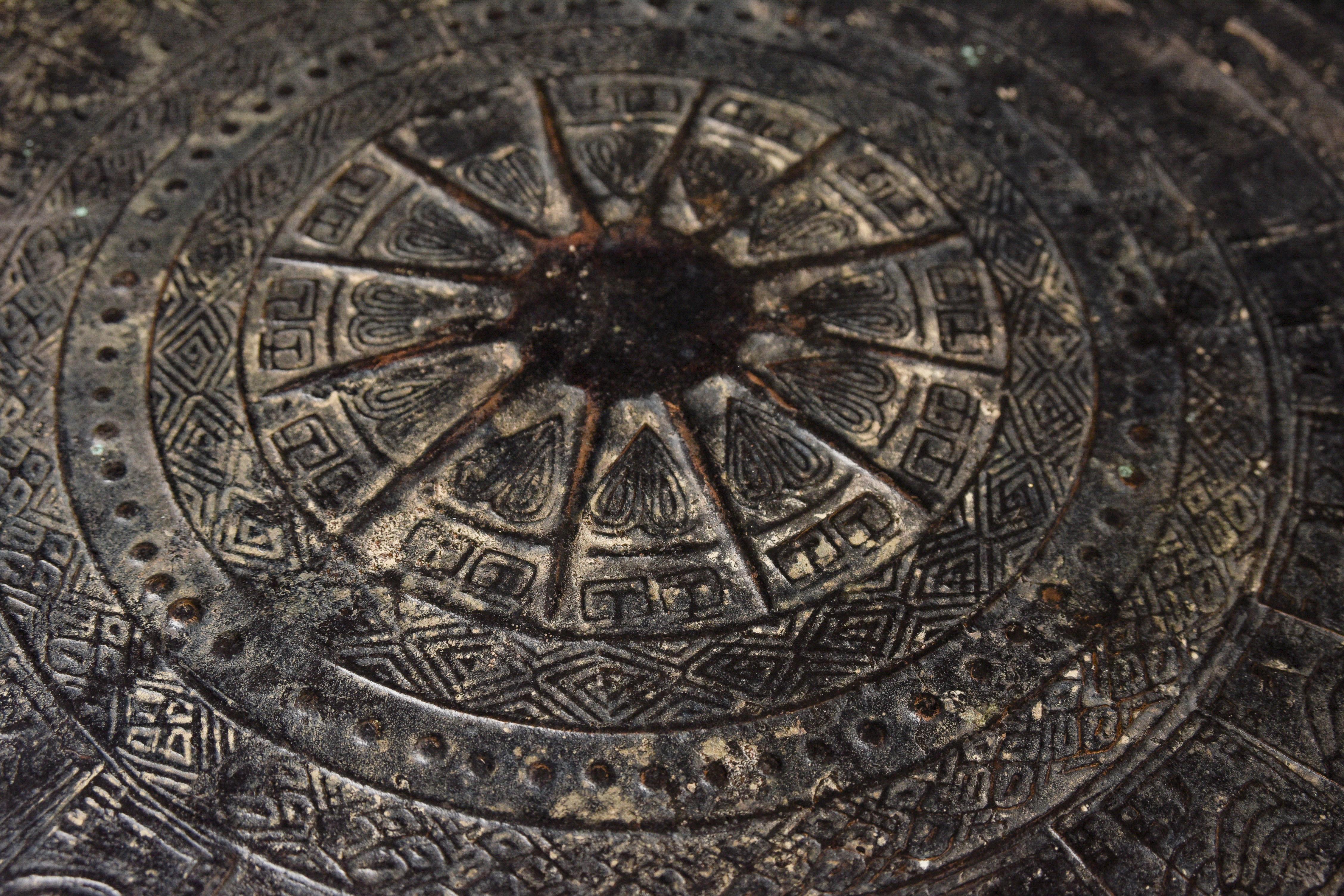 Tambor de bronce del sudeste asiático del siglo XV o anterior. 10208 en venta 7