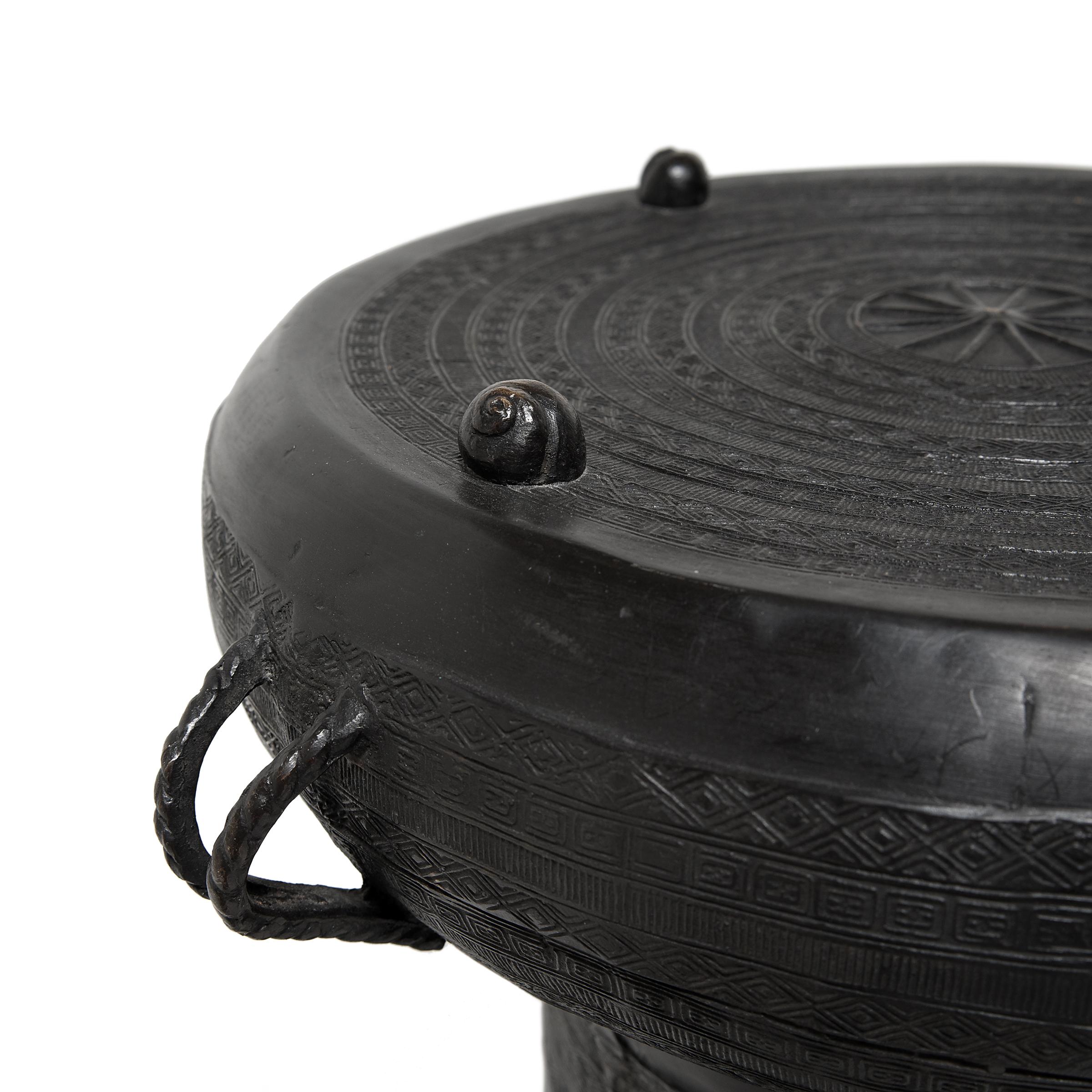 Southeast Asian Bronze Rain Drum 1