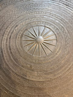 Southeast Asian Bronze Rain Drum or Drinks Table