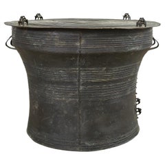 Southeast Asian Bronze Rain Drum or Drinks Table