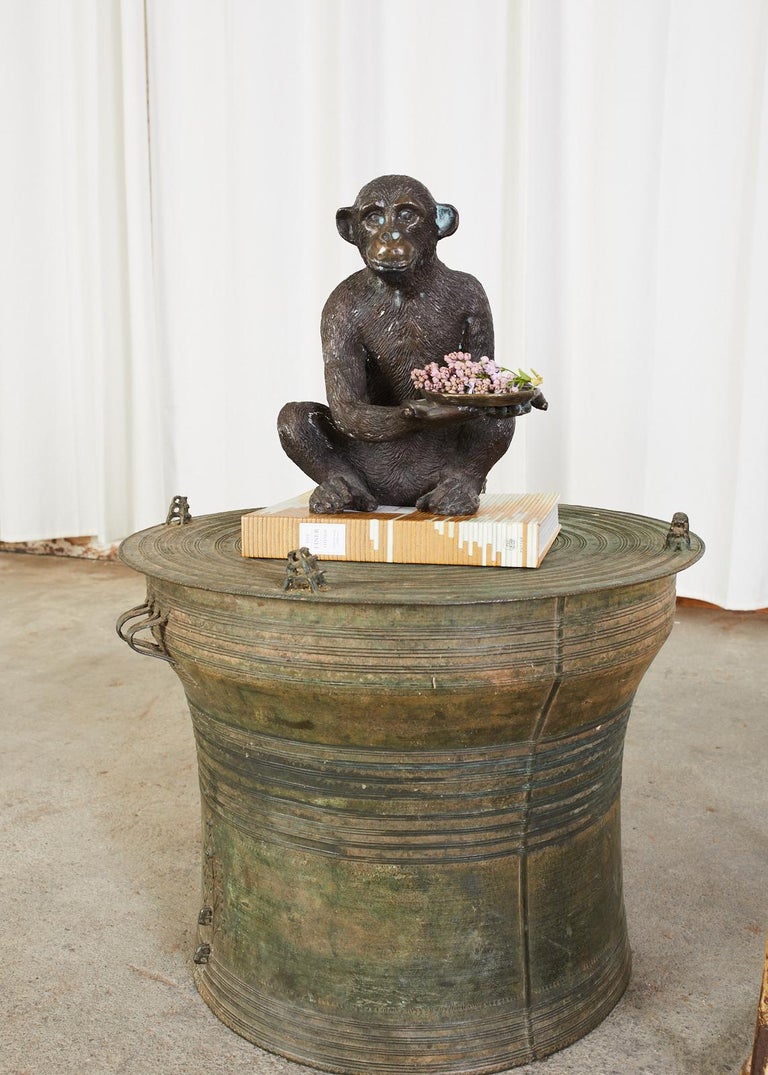 Southeast Asian Bronze Rain Drum or Frog Drum Table at 1stDibs frog