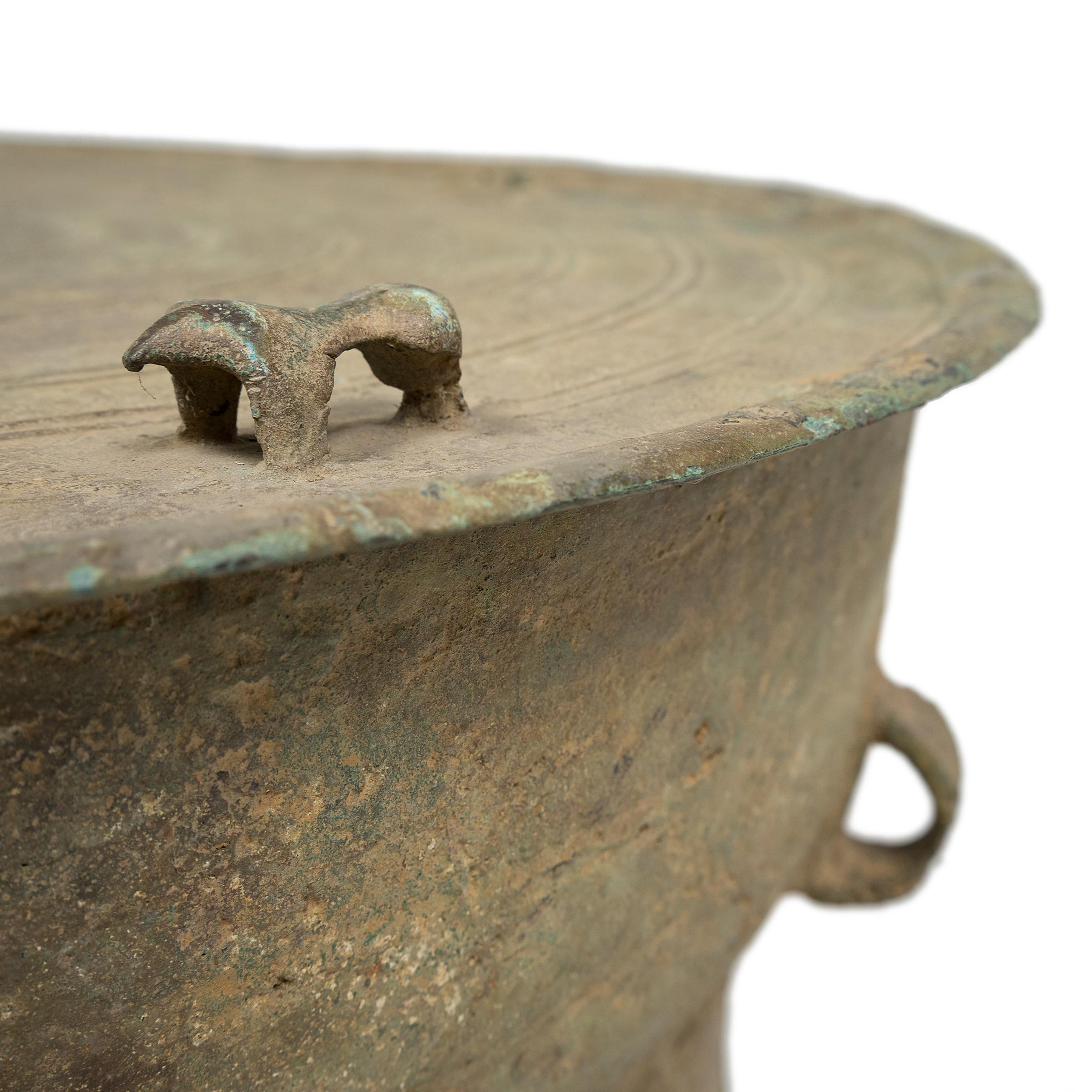 Southeast Asian Dong Son Bronze Ritual Drum, c. 200 BC 3