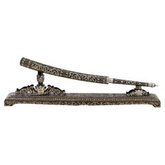 Southeast Asian Mother-of-Pearl Inlaid Dha Sword