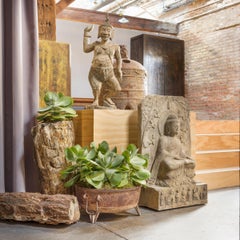 Southeast Asian Polychrome Figure, c. 1850