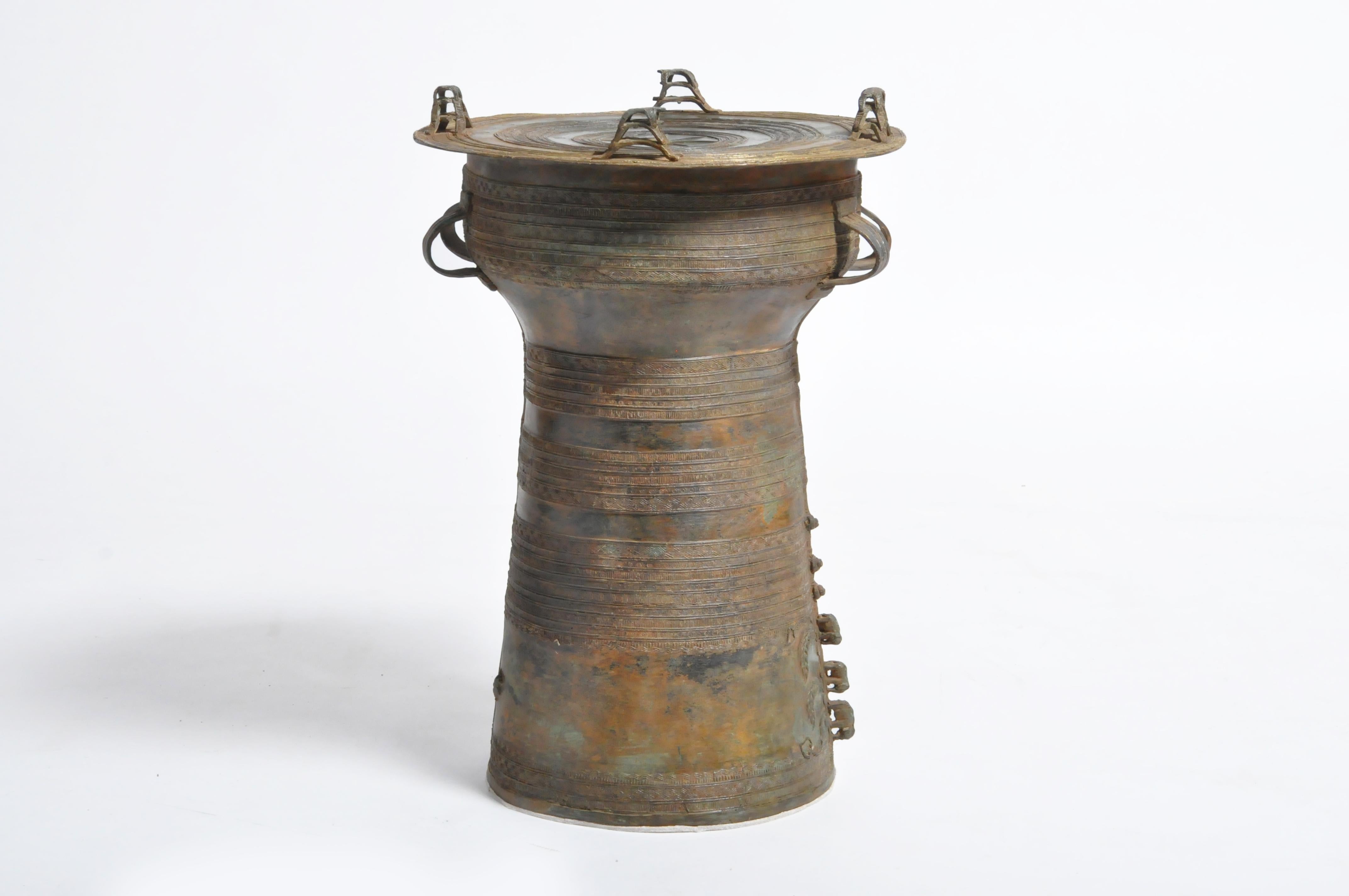 Southeast Asian Rain Drum In Good Condition In Chicago, IL