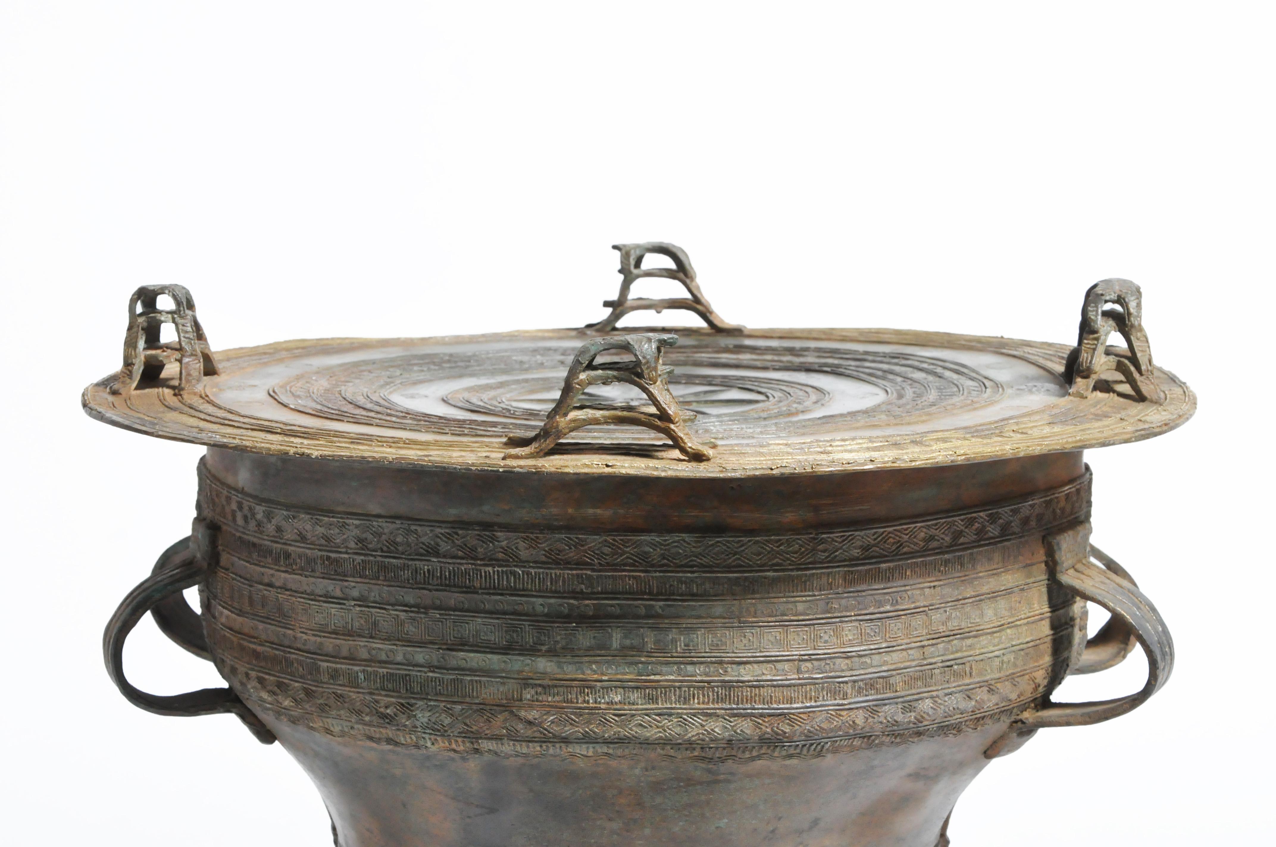 Brass Southeast Asian Rain Drum